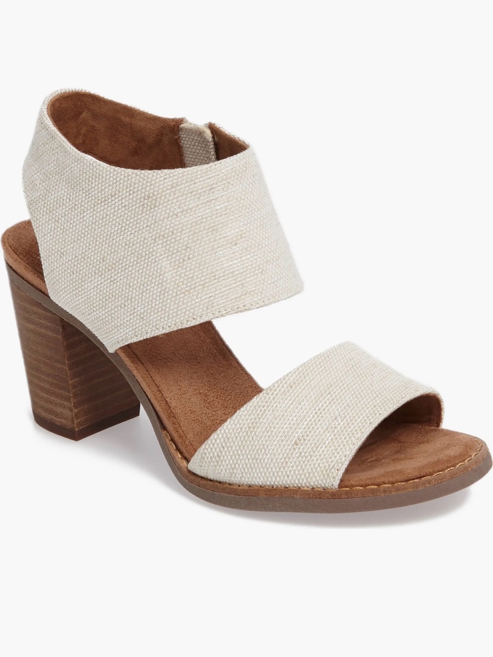 Toms Majorca Cutout Sandals in Natural Size 7